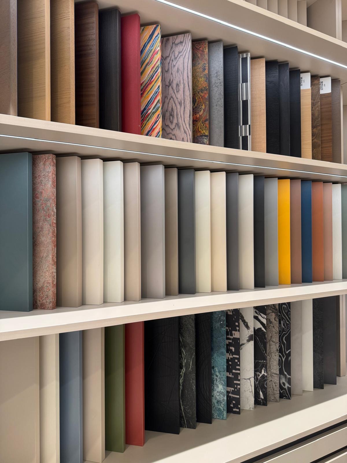 Wall Panels & Countertops display at Ward Design Center showroom Kapolei