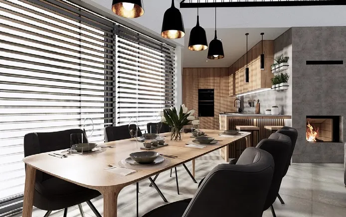 Open-plan kitchen with full-height pantry and panel-ready refrigeration, Hawaii residence
