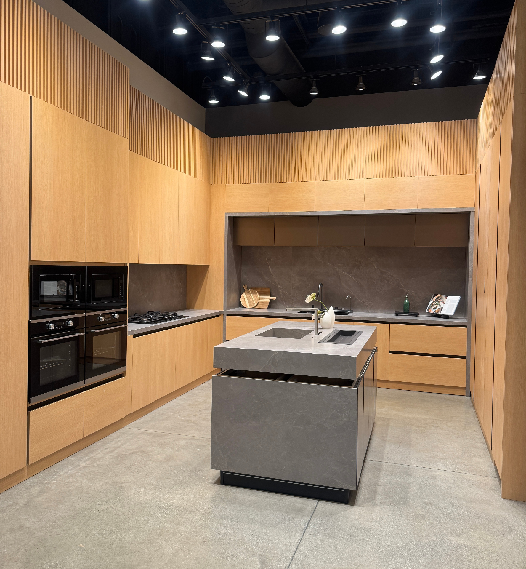 Kitchens display at Ward Design Center showroom Kapolei