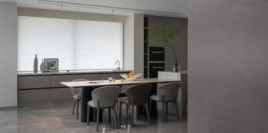 Custom kitchen cabinets featuring walnut accents and soft-close drawers, Oahu custom installation