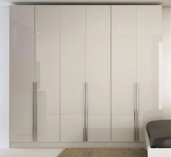 Sliding-door closet system with integrated LED lighting, Hawaii residence