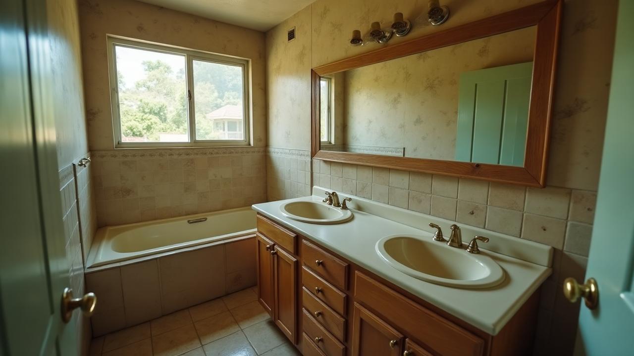 Before: Frameless Walk-In Shower