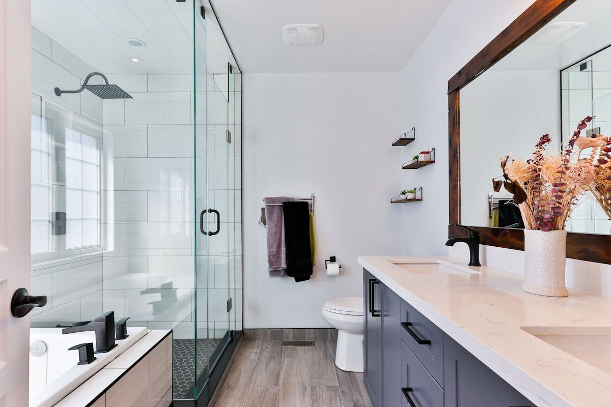 After: Frameless Walk-In Shower